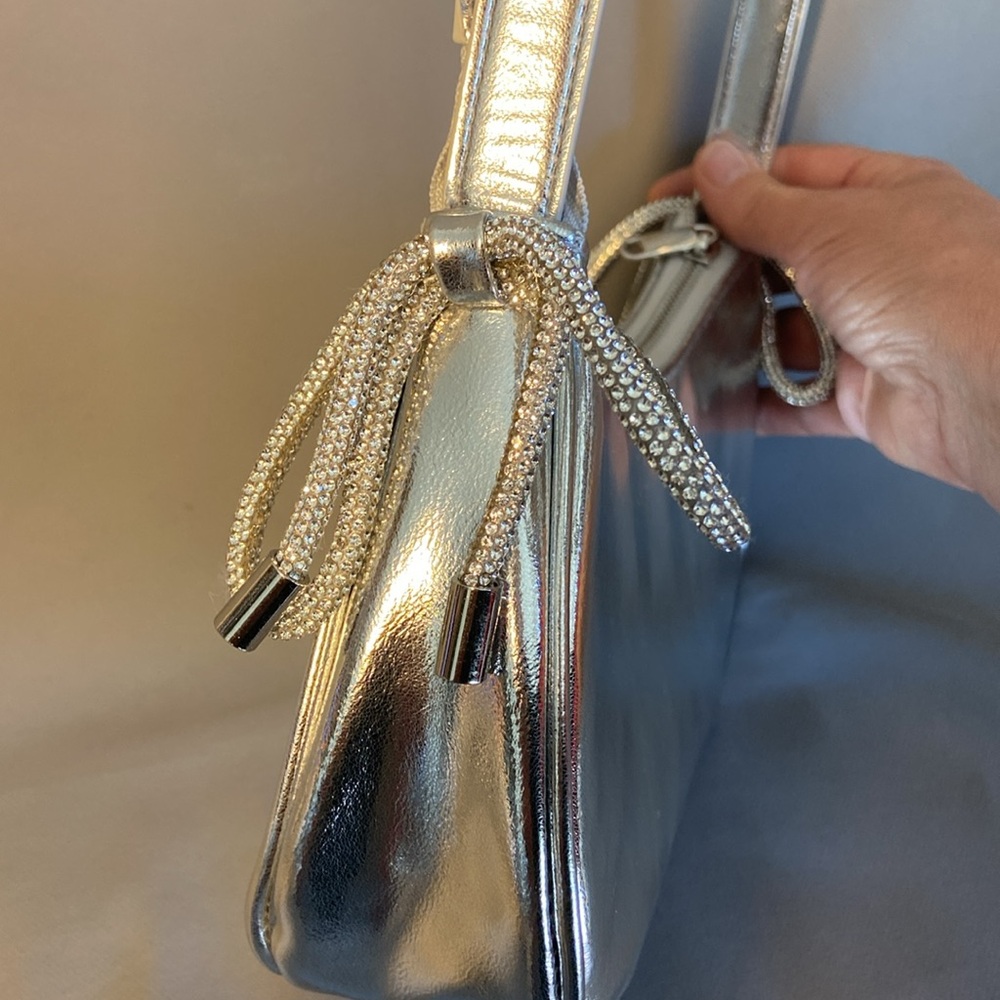 Wild Fable Silver Women's Shoulder Small Bag.